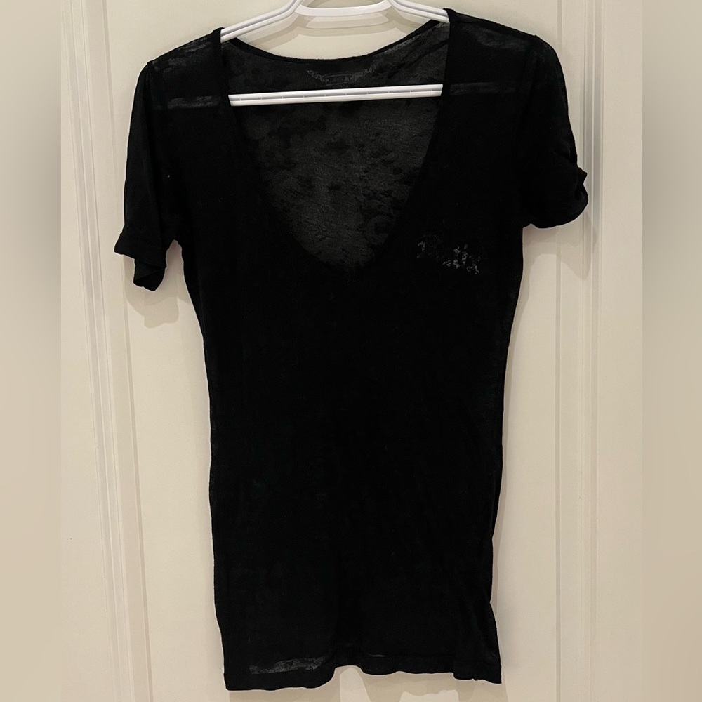 Sheer Black T-Shirt